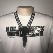 Load image into Gallery viewer, Black NLNS lanyard