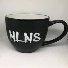 Load image into Gallery viewer, Black and white NLNS mug